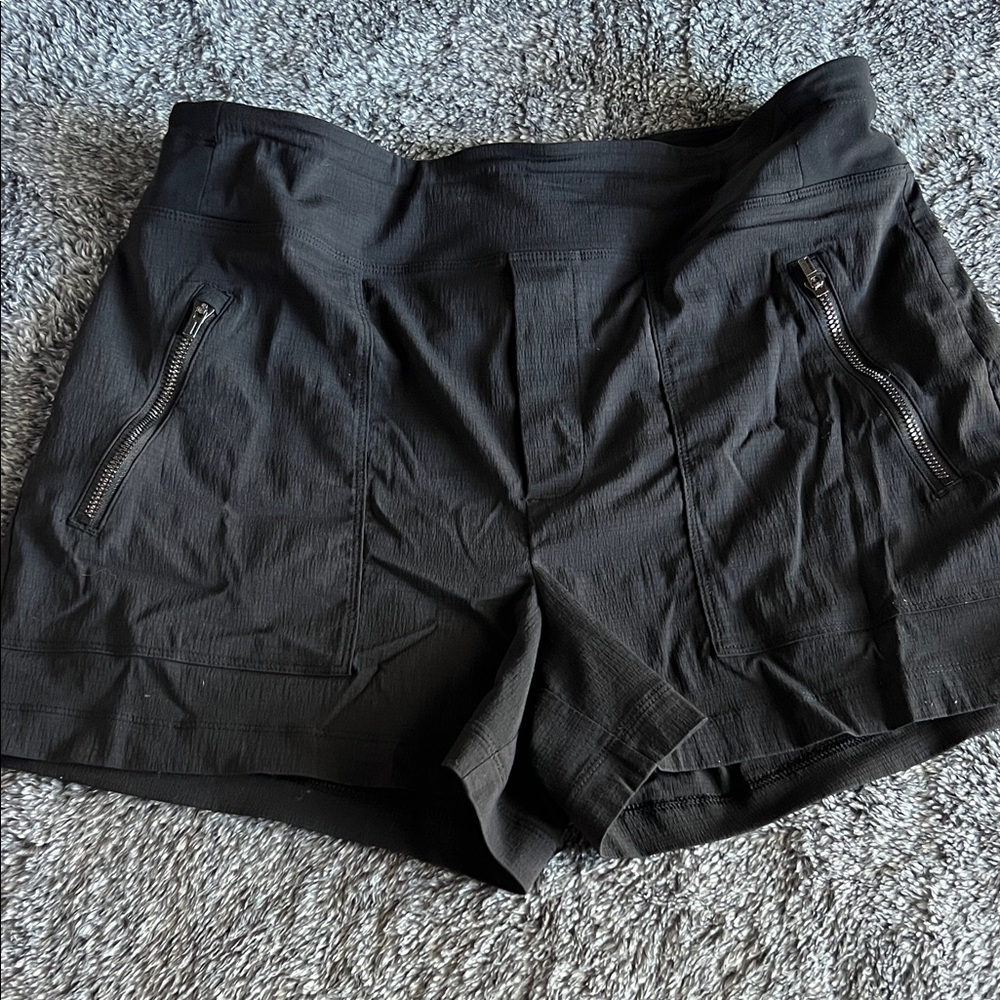 Athleta High Waist Black Women's Shorts
